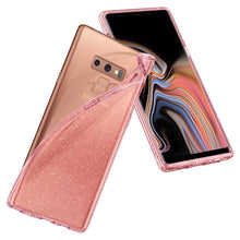 Load image into Gallery viewer, Galaxy Note 9 Case Liquid Crystal Glitter