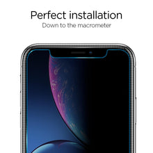 Load image into Gallery viewer, iPhone 11 / XR Screen Protector EZ FIT GLAS.tR Privacy