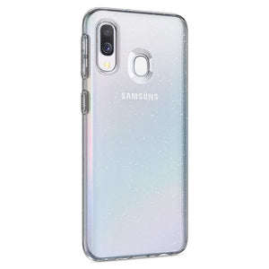 Galaxy A40 Case Liquid Crystal Glitter