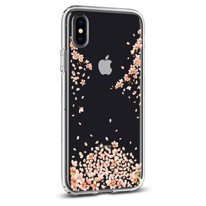 iPhone XS Case Liquid Crystal Blossom