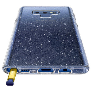 Galaxy Note 9 Case Liquid Crystal Glitter