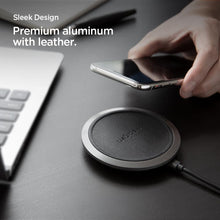 Load image into Gallery viewer, Leather Designed Fast Wireless Charger
