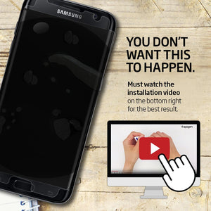 Galaxy S7 Edge Screen Protector Curved Crystal HD