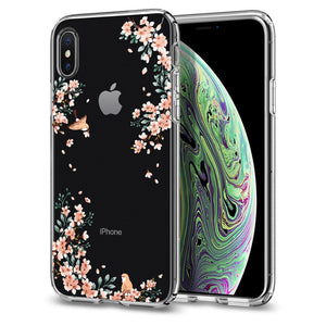 iPhone XS Case Liquid Crystal Blossom